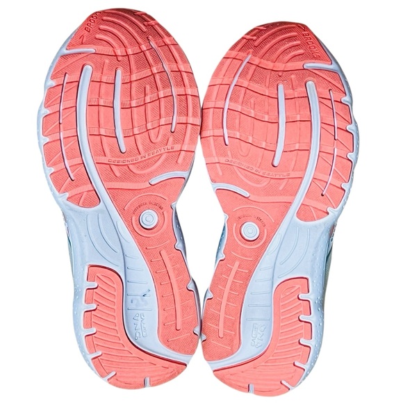 Brooks Glycerin 20 Sneakers Women's Sz 8.5 Running Shoes Gray Turquoise - Picture 8 of 9